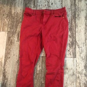 Red Petite Jeans